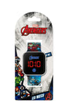 Disney Marvel Avengers Blue Strap LED Watch