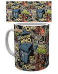 Doctor Who Comic Book Cover Mug