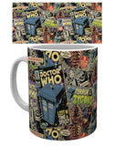 Doctor Who Comic Book Cover Mug