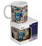 Doctor Who Comic Book Cover Mug