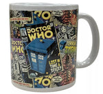 Doctor Who Comic Book Cover Mug