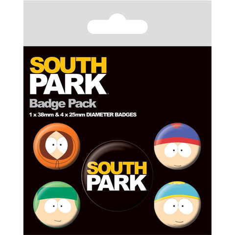 SOUTH PARK (FACES) BADGE PACK