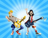 NECA 6" Scale Action Figure Toony Classics 2 Pack Bill & Ted