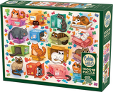 Cats vs. Puzzles 1000 piece Jigsaw