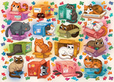 Cats vs. Puzzles 1000 piece Jigsaw