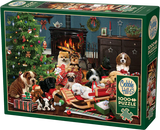 Christmas Puppies 1000 piece Jigsaw