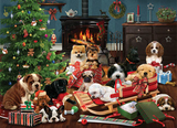 Christmas Puppies 1000 piece Jigsaw