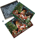 Christmas Puppies 1000 piece Jigsaw