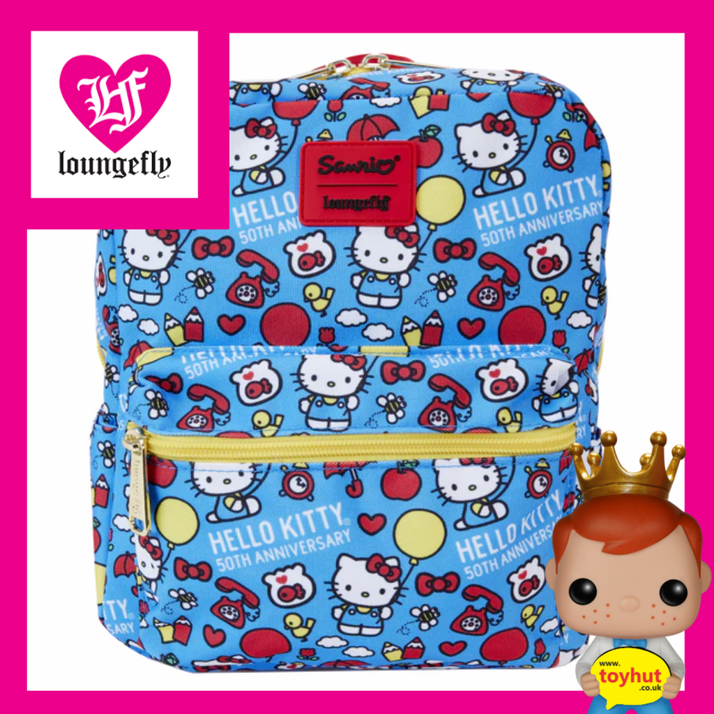 hello kitty loungefly backpack uk HELLO KITTY NYLON MINI BACKPACK – Toy Hut