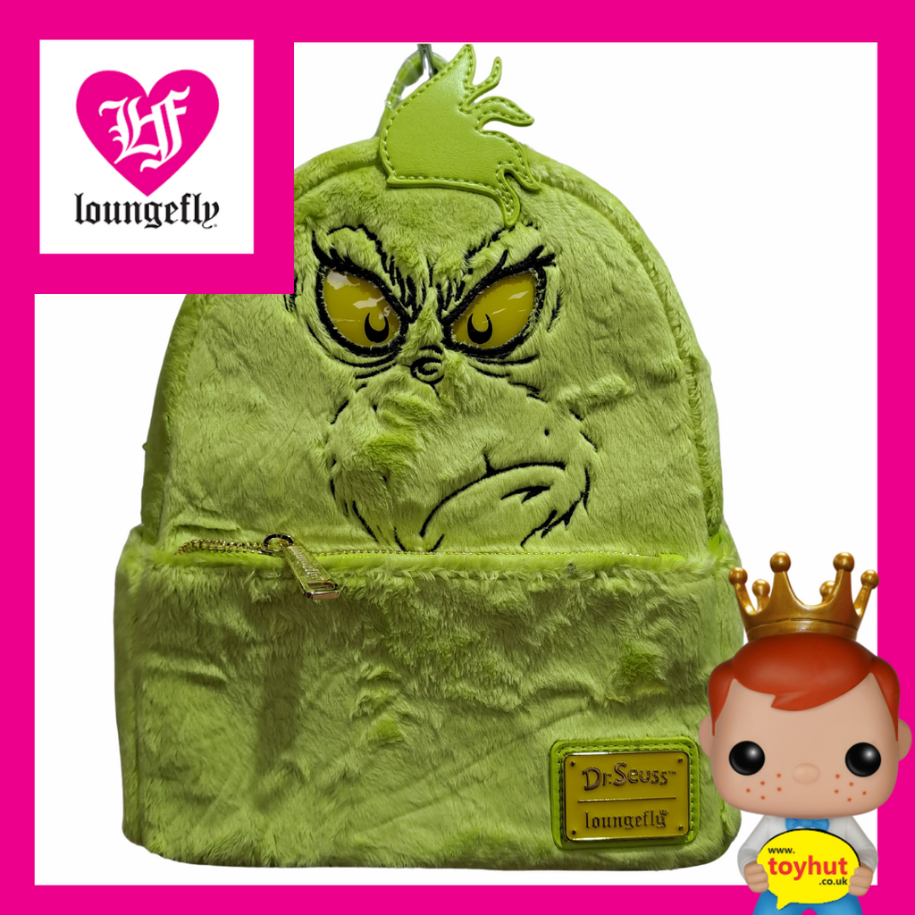 dr. seuss the grinch mini backpack GRINCH LIGHT UP COSPLAY MINI BACKPACK – Toy Hut
