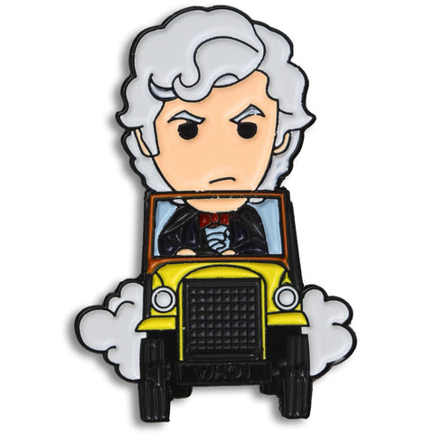 Doctor Who Hero Collector Pin Badge The 3rd Doctor with Bessie