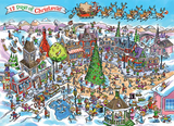 Doodle Town: 12 Days of Christmas (1000 pieces)