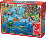 Doodle Town: Gone Fishing (1000 pieces)