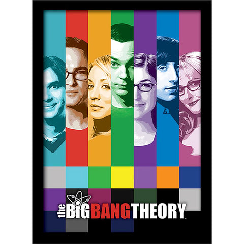 BIG BANG THEORY FRAMED PICTURE