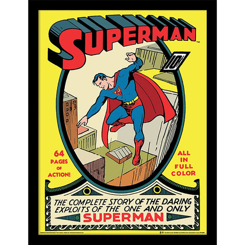 SUPERMAN (NO.1) FRAMED PICTURE
