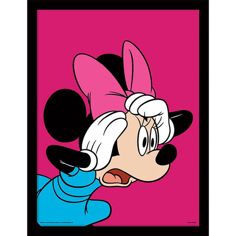 MINNIE MOUSE (SHOCKED) FRAMED PICTURE