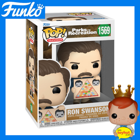 RON SWANSON (WITH PYRAMID OF GREATNESS) - PARKS AND RECREATION