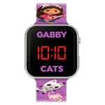 Gabby's Dollhouse Purple Printed Strap LED Watch