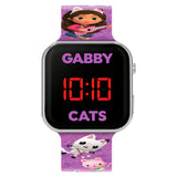 Gabby's Dollhouse Purple Printed Strap LED Watch