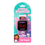 Gabby's Dollhouse Purple Printed Strap LED Watch
