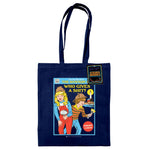 STEVEN RHODES (THE MYSTERY)FRENCH NAVY TOTE BAG