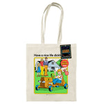 STEVEN RHODES (HAVE A NICE LIFE) NATURAL TOTE BAG