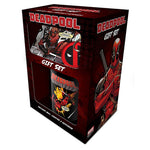 DEADPOOL (MERC GOALS) MUG COASTER KEYCHAIN GIFT SET