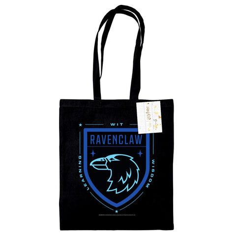 HARRY POTTER (RAVENCLAW FAN FLYER) BLACK TOTE BAG