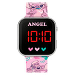 Disney Angel Pink Printed LED Watch