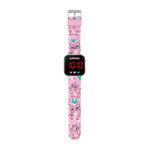 Disney Angel Pink Printed LED Watch