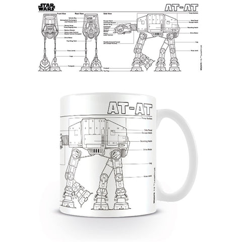 STAR WARS (AT AT SKETCH) MUG