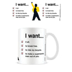 QUEEN (I WANT CHECKLIST) MUG