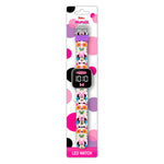Minnie Mouse Printed LED Watch