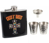 Official Guns N’ Roses Hip Flask Gift Set