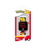 Pokémon Black LED Watch with Printed Character Strap