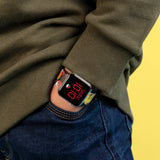 Pokémon Black LED Watch with Printed Character Strap