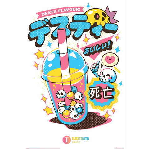ILUSTRATA (DEATH BUBBLE TEA) MAXI POSTER