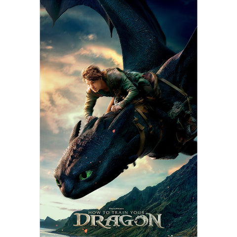 HOW TO TRAIN YOUR DRAGON - LIVE ACTION (TOOTHLESS) MAXI POSTER
