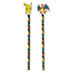 Pokemon Pencils with Eraser Toppers: Pack of 2