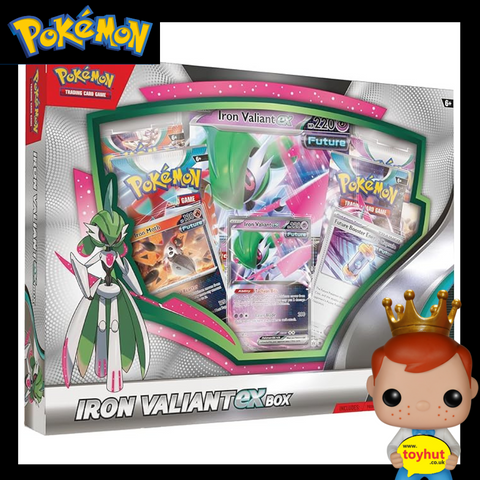 Pokmon TCG: Roaring Moon/Iron Valiant ex Box Toy Hut Pokmon TCG: Roaring Moon/Iron Valiant ex Box Toy Hut