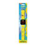 Nickelodeon SpongeBob Yellow LED Watch with Printed Character Strap