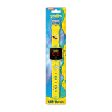 Nickelodeon SpongeBob Yellow LED Watch with Printed Character Strap