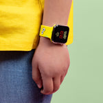 Nickelodeon SpongeBob Yellow LED Watch with Printed Character Strap
