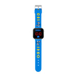 Sega Sonic the Hedgehog Blue LED Watch with Printed Character Strap