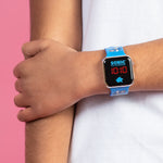 Sega Sonic the Hedgehog Blue LED Watch with Printed Character Strap