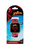 Disney Marvel Spiderman Red Strap LED Watch