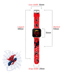 Disney Marvel Spiderman Red Strap LED Watch