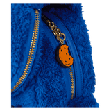 Sesame Street Cookie Monster Plush Cosplay Mini Backpack With Coin Bag