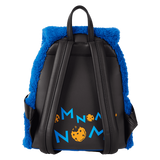 Sesame Street Cookie Monster Plush Cosplay Mini Backpack With Coin Bag