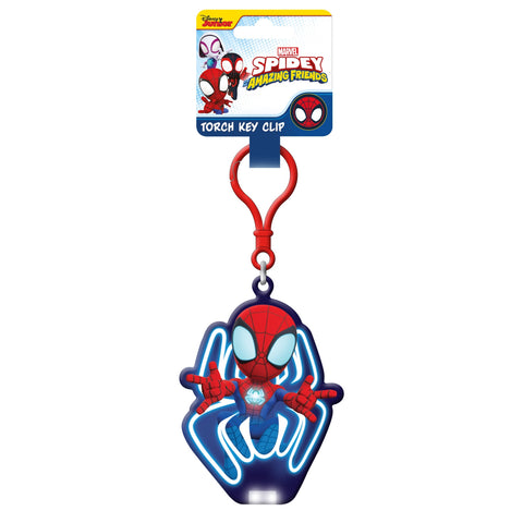 SPIDEY & FRIENDS (GLOW) TORCH KEYCLIP